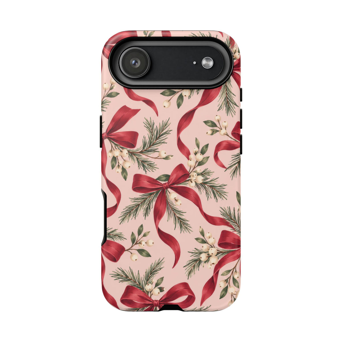Ribbon Season iPhone Tough Case | christmas bows