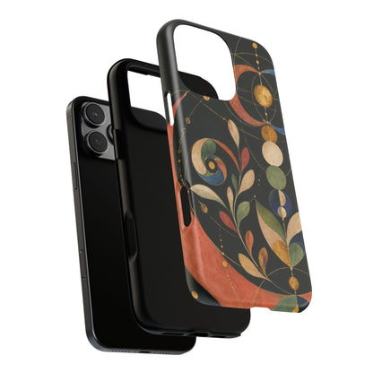 Orbital Garden iPhone Tough Case | Celestial Botanical Geometry