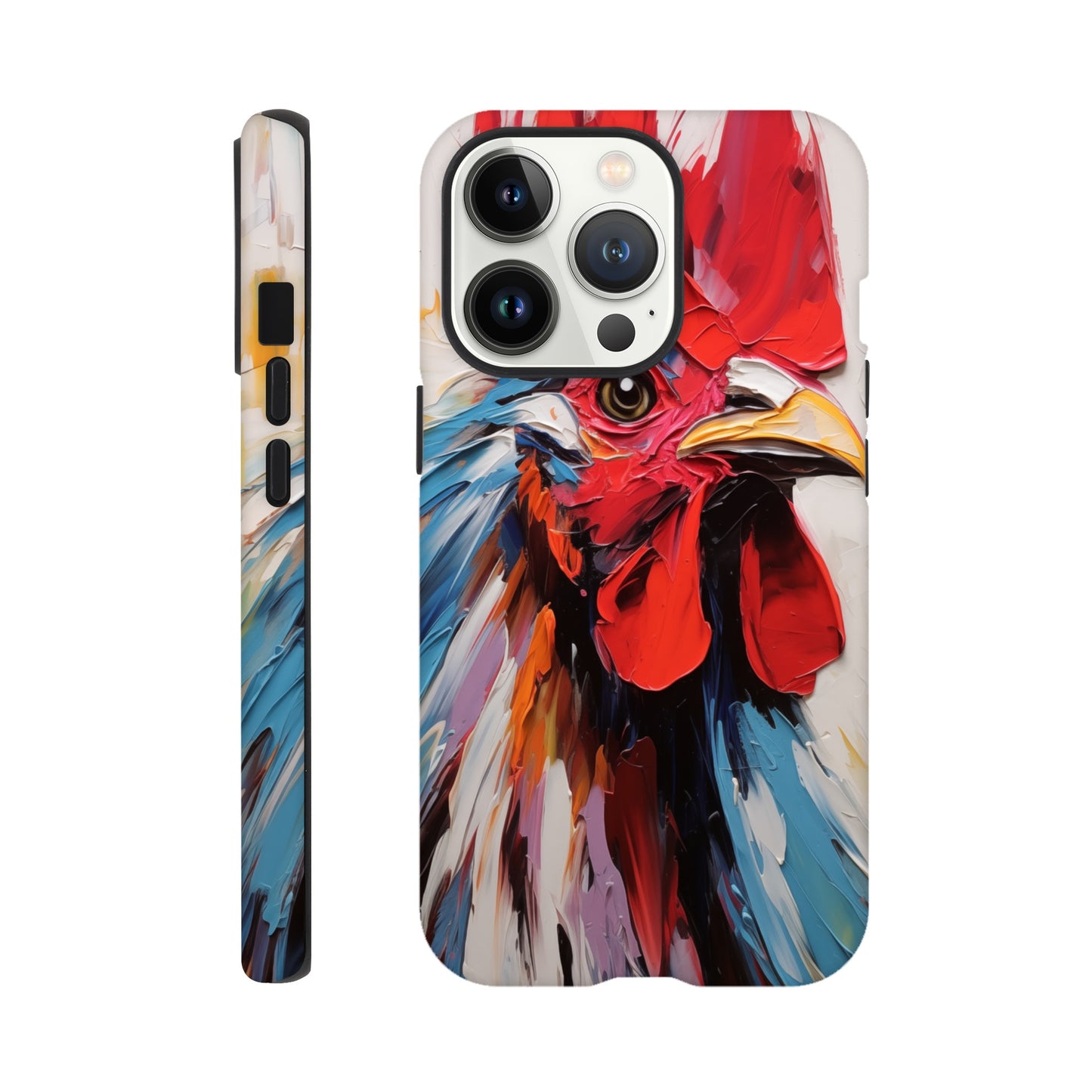 iPhone Case - Rooster Vibrant Vigilance