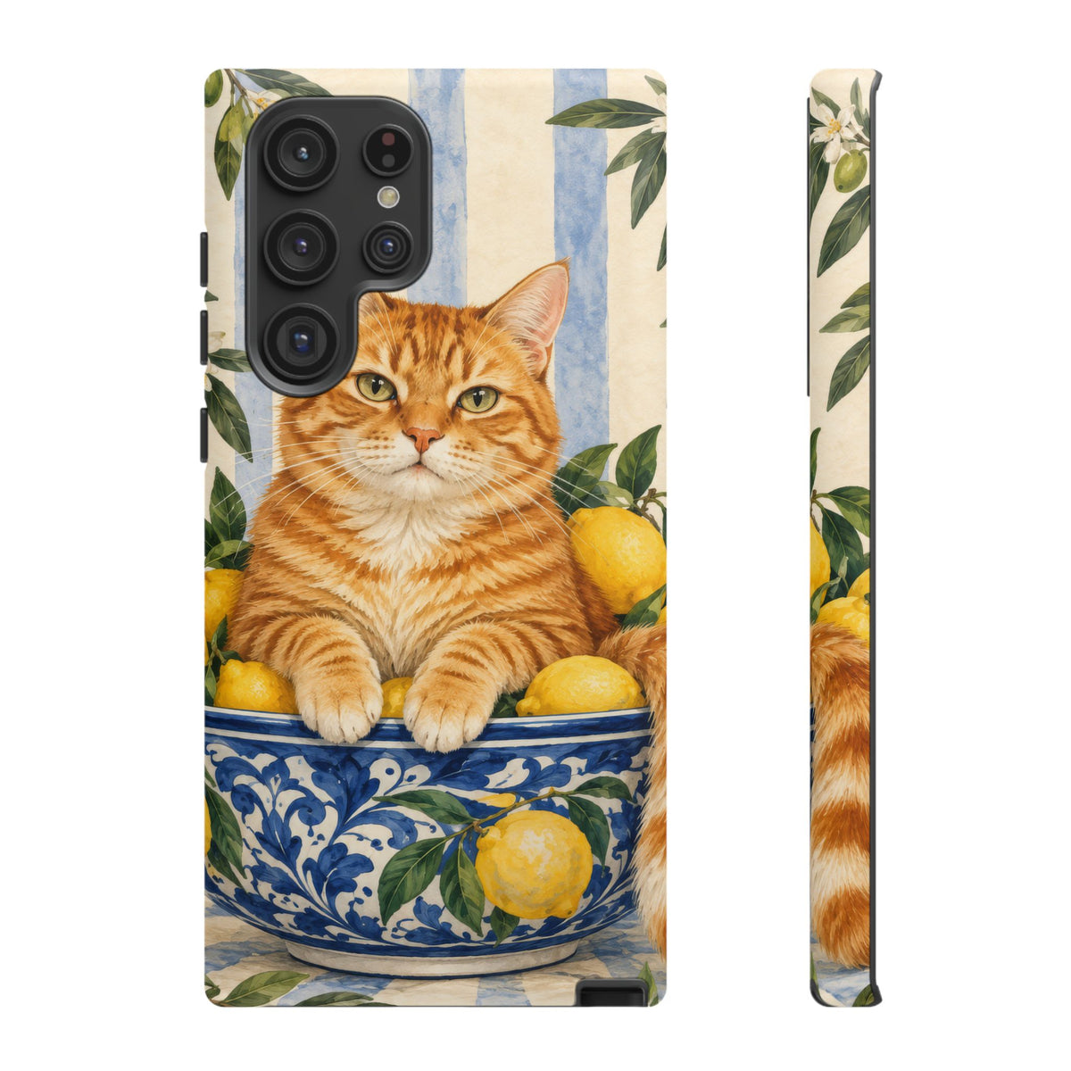 Citrus Inspector Samsung Galaxy Tough Case | ginger cat
