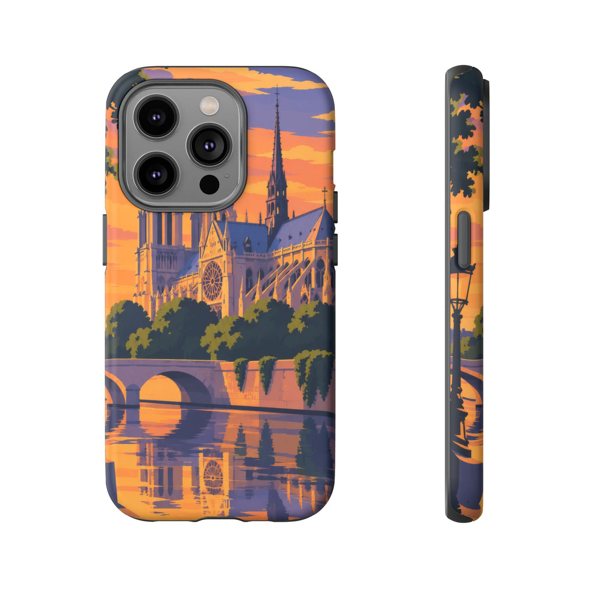 Notre Dame — Cathedral Twilight iPhone Tough Case