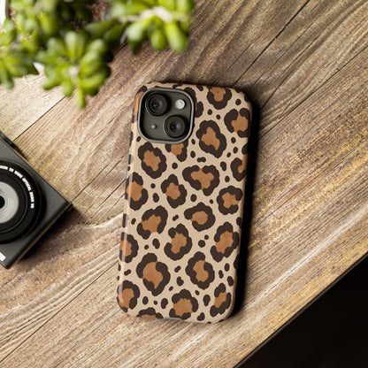 Leopard Print iPhone Tough Case | Cocoa Wildcat