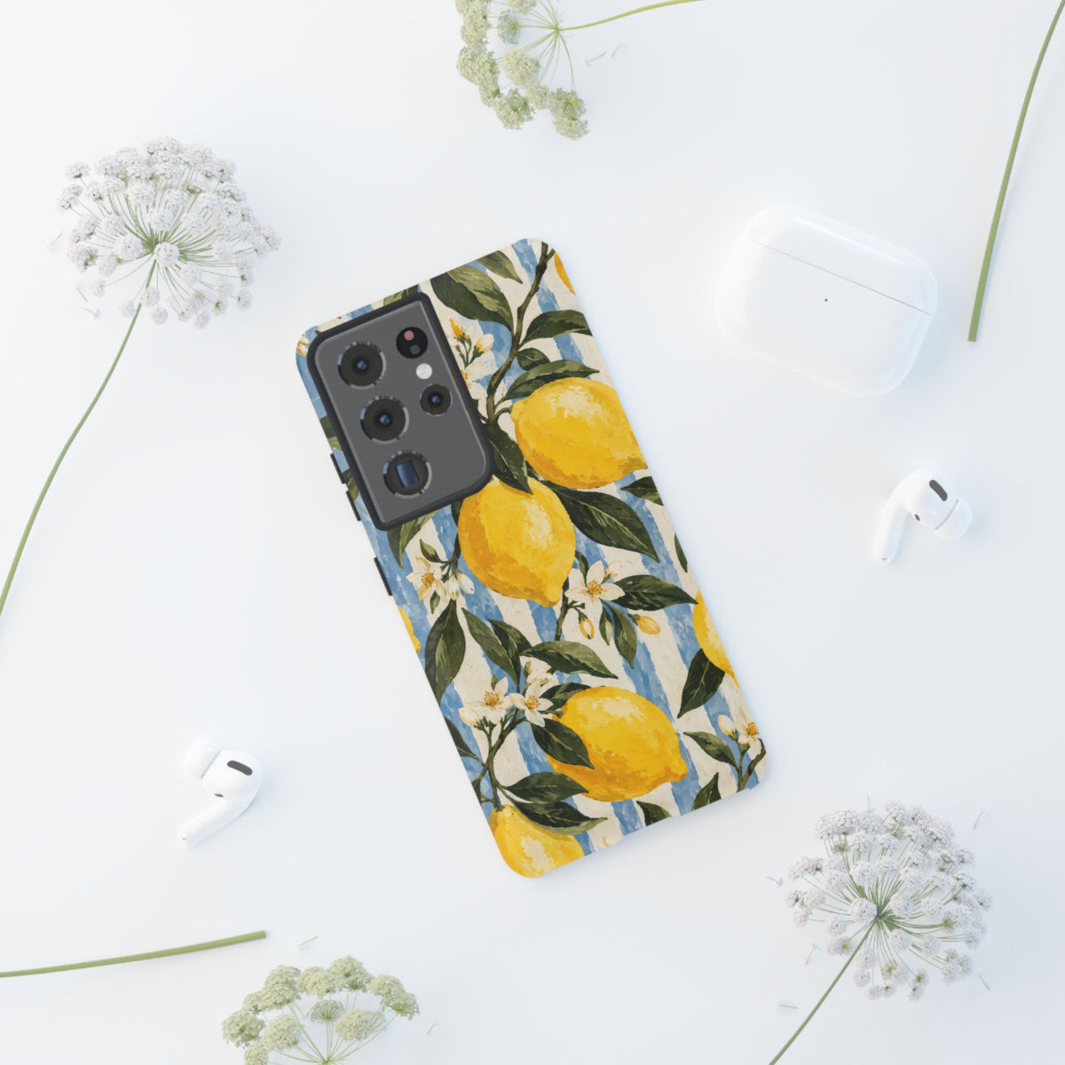 Riviera Lemons Samsung Galaxy Tough Case | lemon print