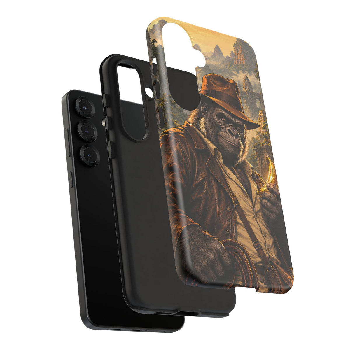 Adventure Gorilla Samsung Galaxy Tough Case | Temple of Bananas