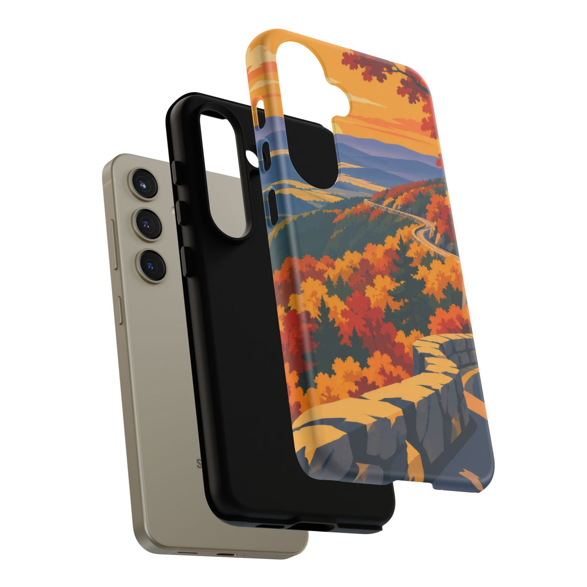 Skyline Drive — Overlook Gold Samsung Galaxy Tough Case