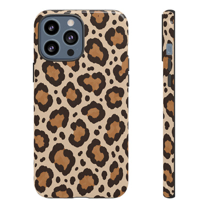 Leopard Print iPhone Tough Case | Cocoa Wildcat