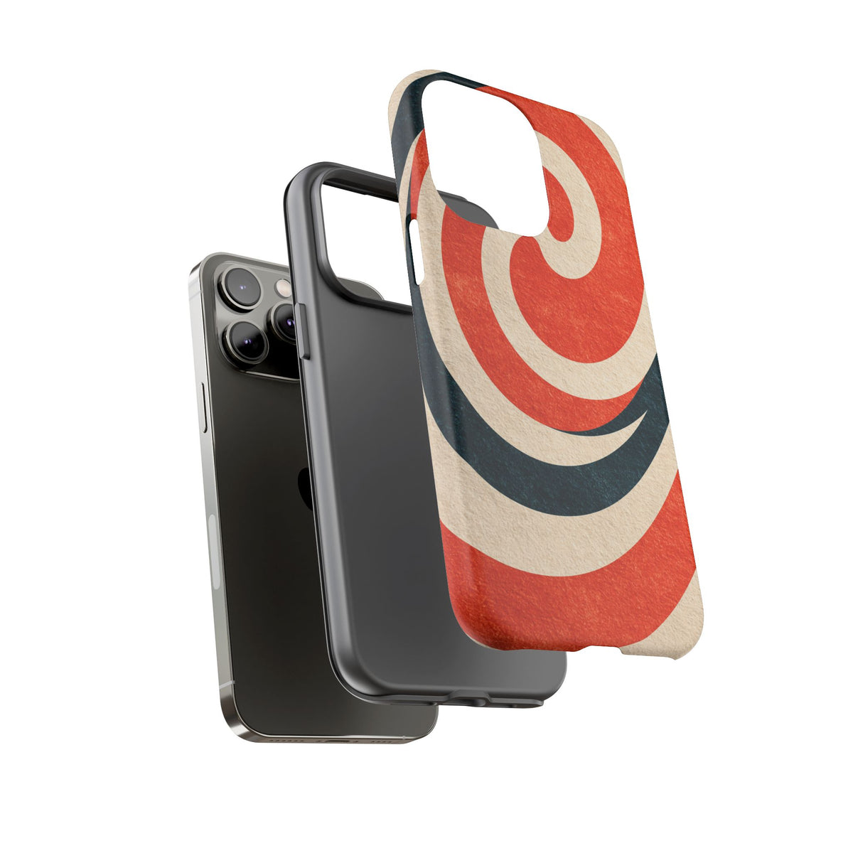 Ember Spiral iPhone Tough Phone Case