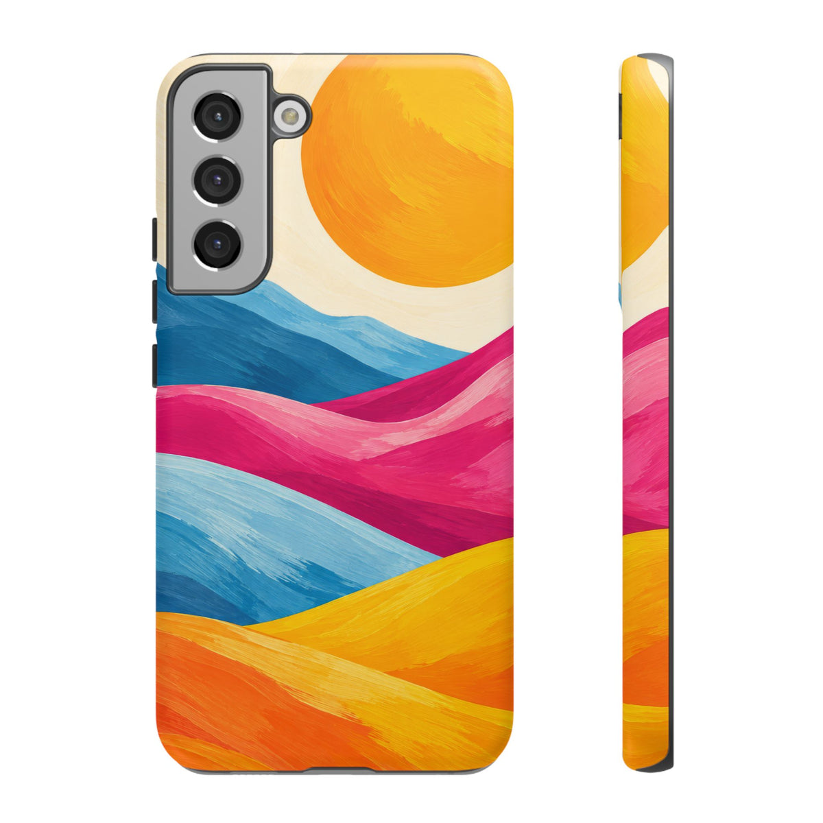 Golden Drift Samsung Galaxy Tough Case | colorful hills
