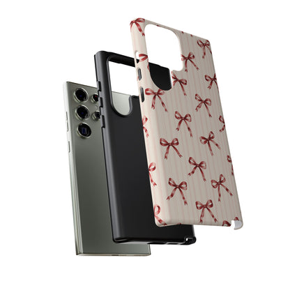 Red Bow Samsung Galaxy Tough Case | Ribbon Waltz