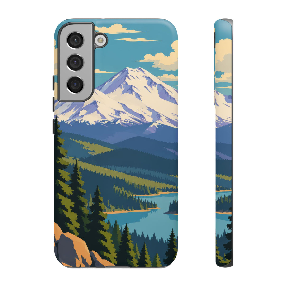 Mount Shasta — Snowlight Samsung Galaxy Tough Case