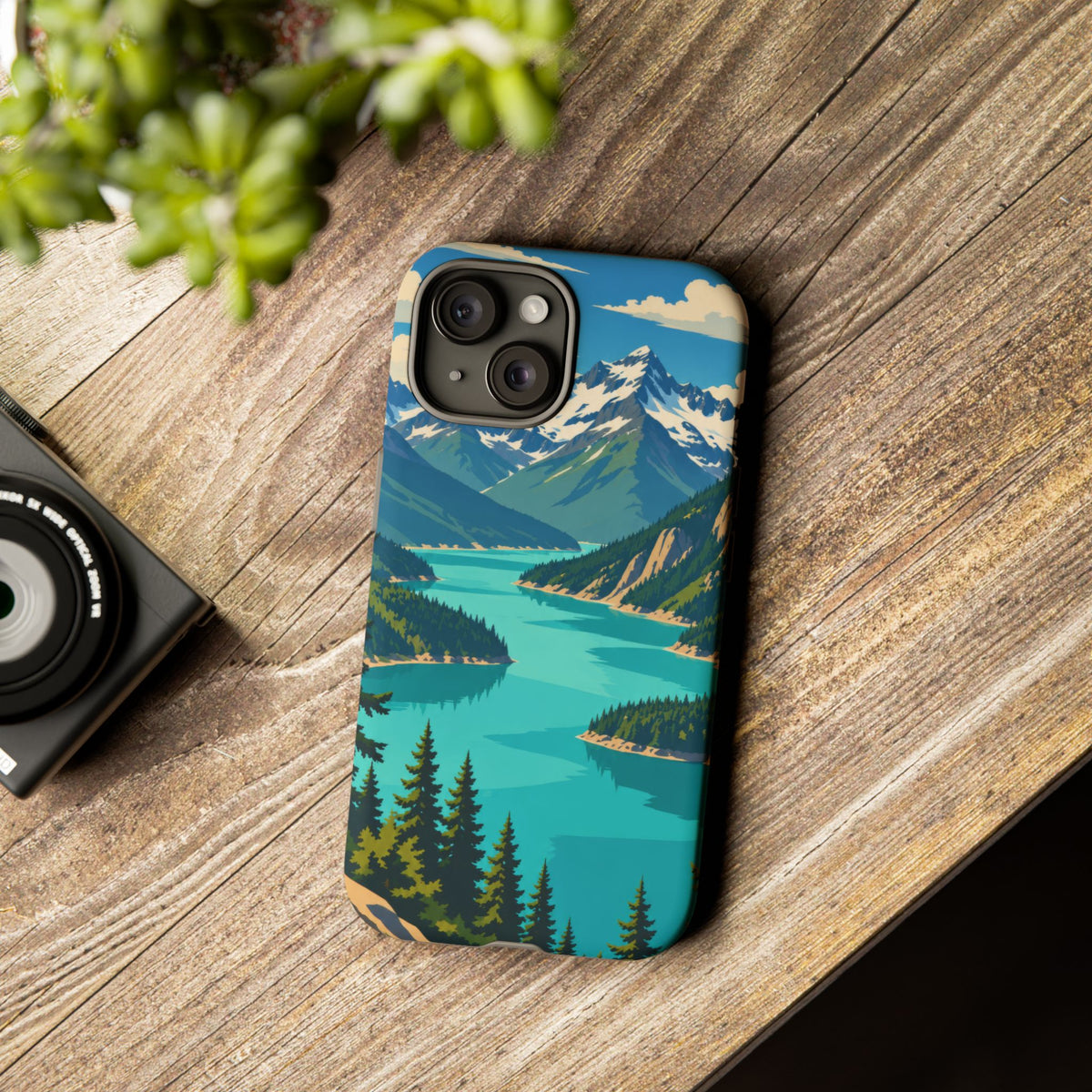Cascades — Diablo Blue iPhone Tough Case
