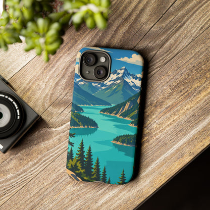 Cascades — Diablo Blue iPhone Tough Case
