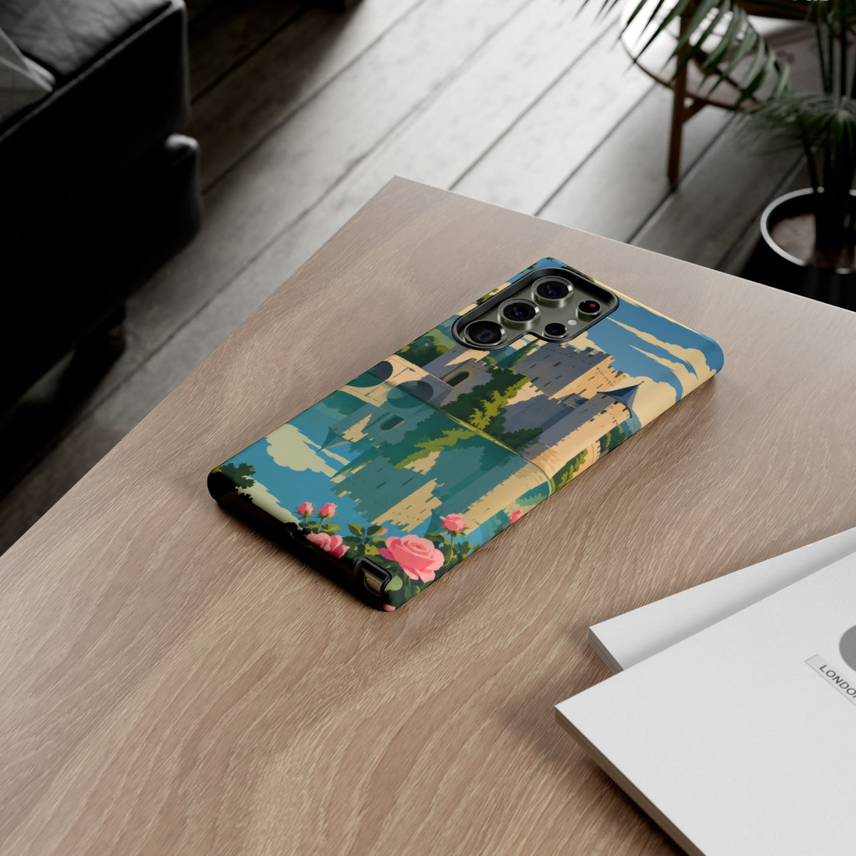 English Castle — Moat and Roses Samsung Galaxy Tough Case