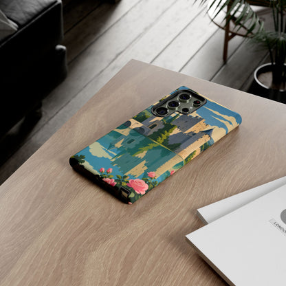 English Castle — Moat and Roses Samsung Galaxy Tough Case