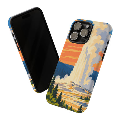 Yellowstone — Geyser Dawn iPhone Tough Case