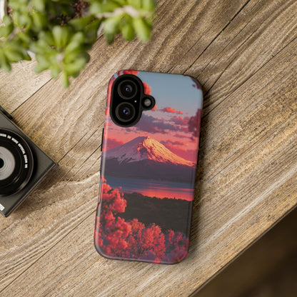 Fuji Rose Horizon iPhone Tough Phone Case