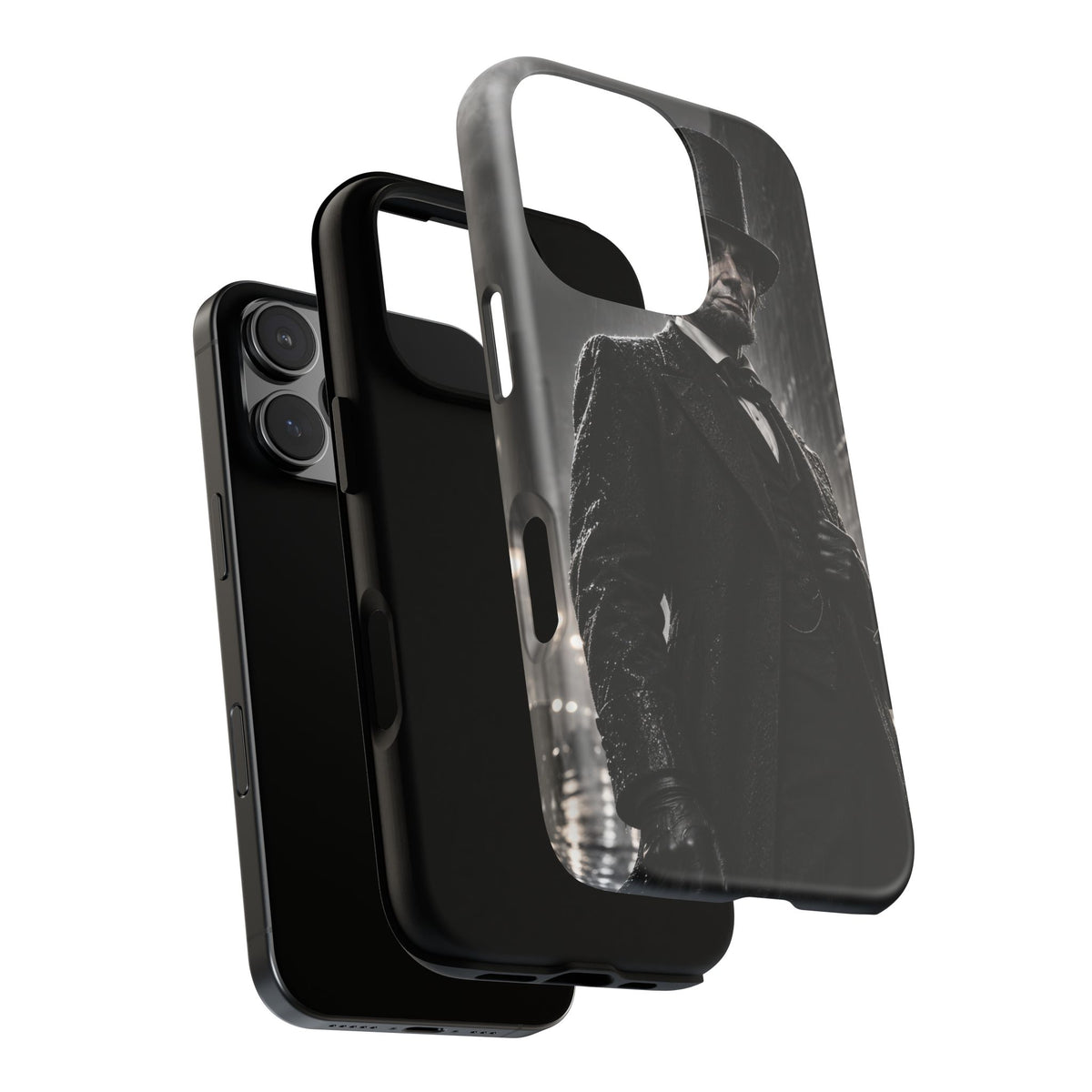 Abe after Midnight iPhone Tough Case | noir lincoln