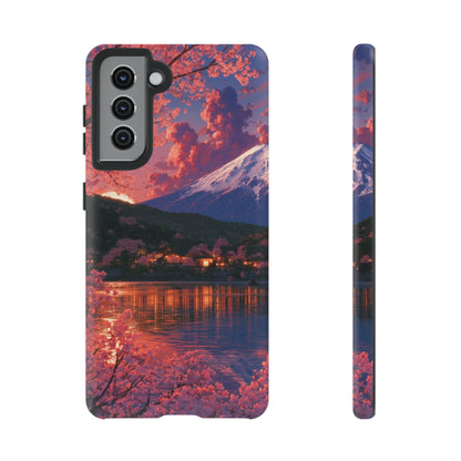 Sakura Lakeside Village Samsung Galaxy Tough Phone Case