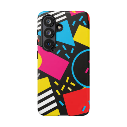 Midnight Confetti Samsung Galaxy Tough Case | Bright Abstract on Black