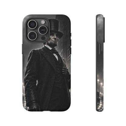 Abe after Midnight iPhone Tough Case | noir lincoln