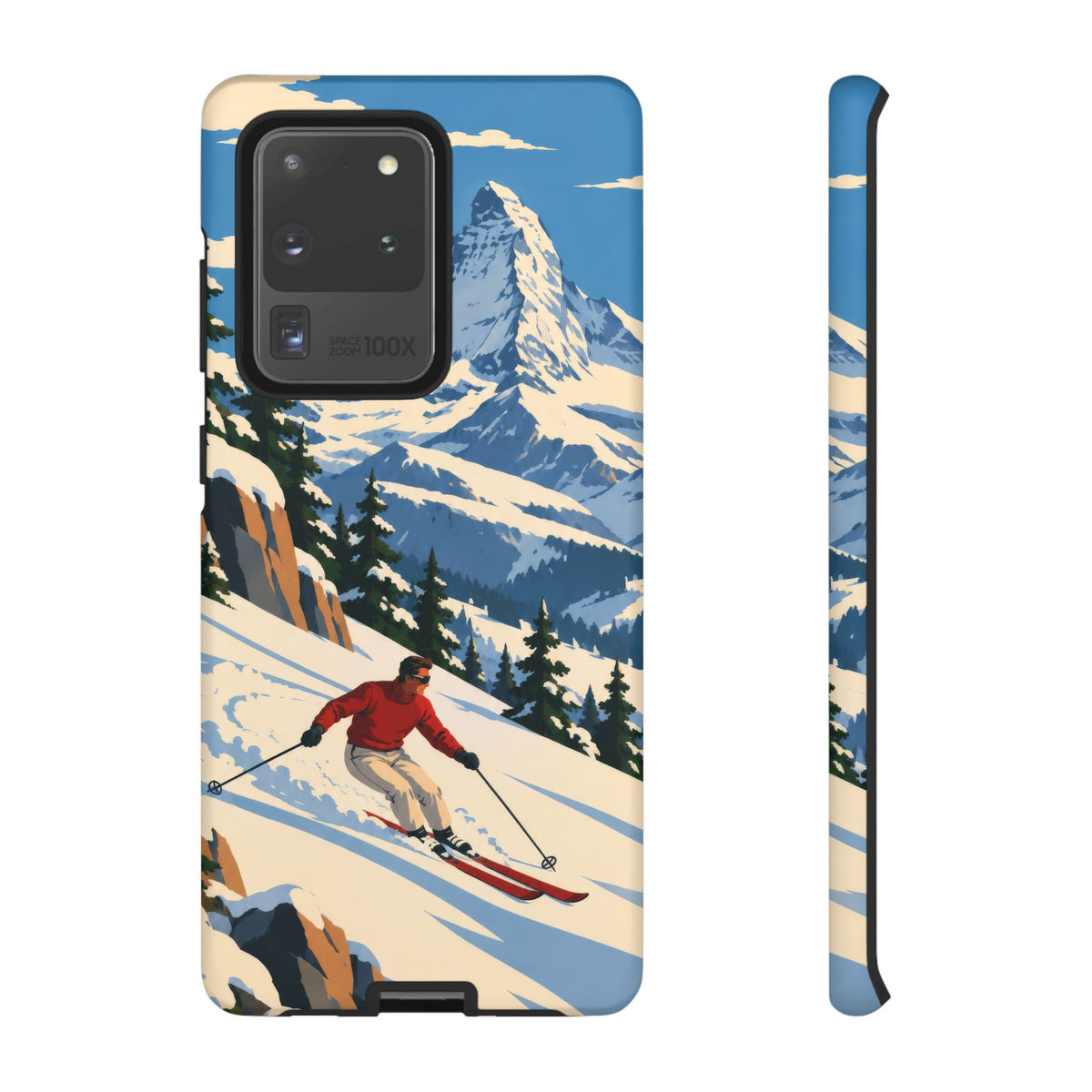 Swiss Skiing — Downhill Arc Samsung Galaxy Tough Case