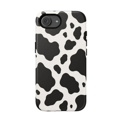 Classic Holstein iPhone Tough Case | Black & White Cow Print
