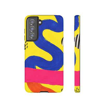 Offbeat Samsung Galaxy Tough Case | Abstract Color Block Art