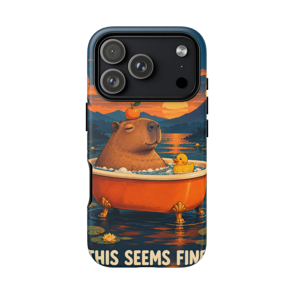 Minor Inconvenience iPhone Tough Case | funny capybara