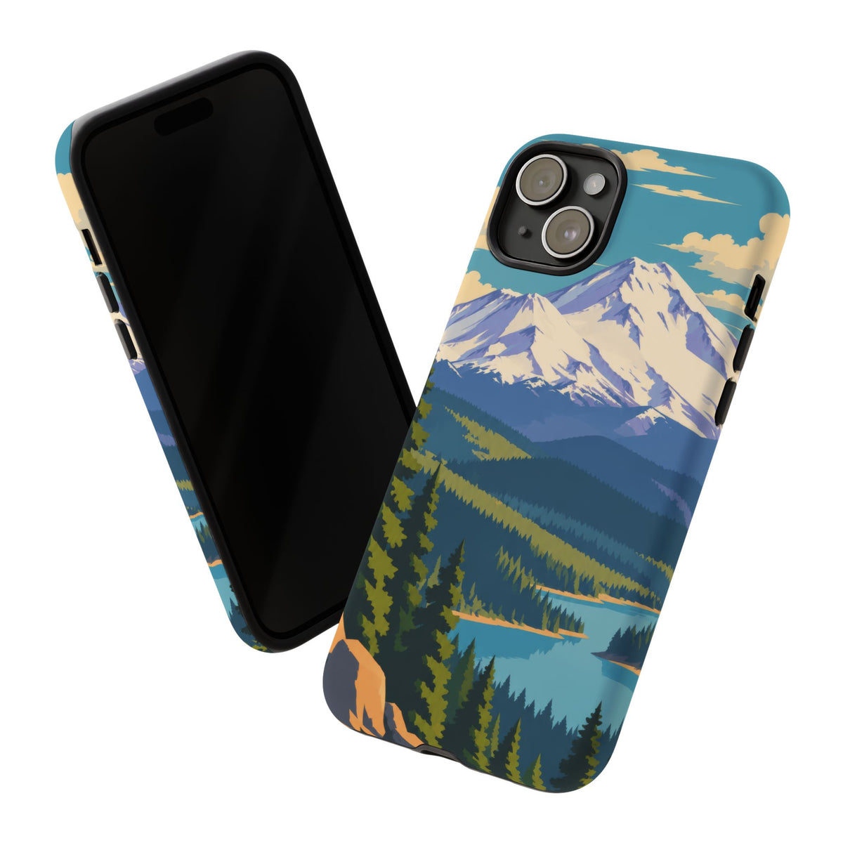 Mount Shasta — Snowlight iPhone Tough Case