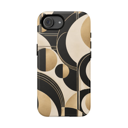 Pearl Orbit iPhone Tough Case | art deco