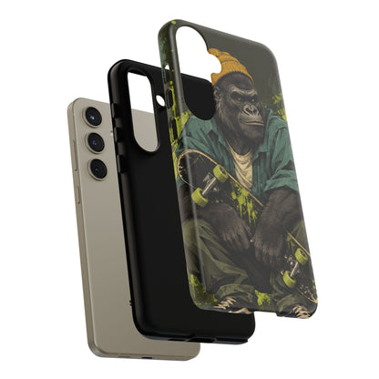 Concrete Jungle Samsung Galaxy Tough Case | Skater Gorilla Illustration