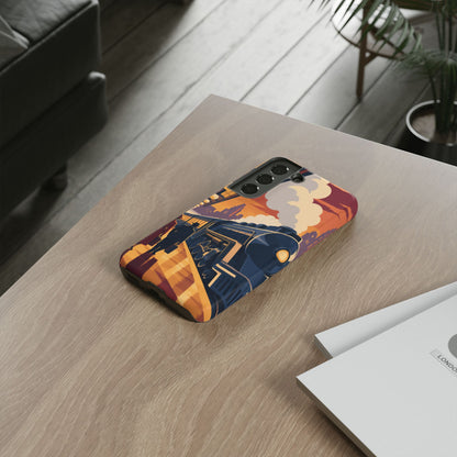 Travel by Train — Night Departure Samsung Galaxy Tough Case | train travel
