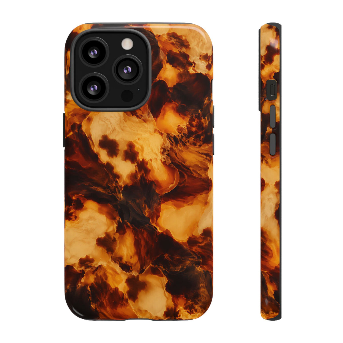 Amber Marble iPhone Tough Case | Amber Mosaic