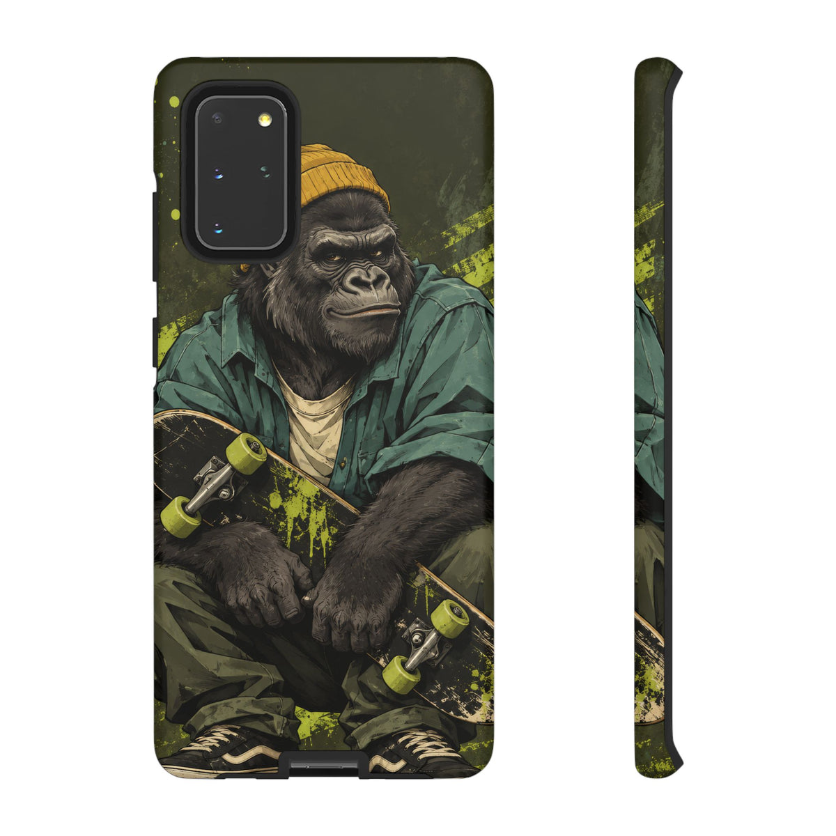 Concrete Jungle Samsung Galaxy Tough Case | Skater Gorilla Illustration