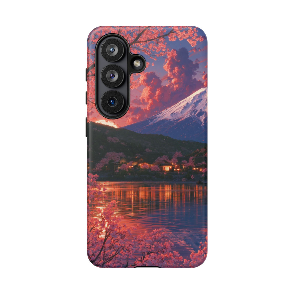 Sakura Lakeside Village Samsung Galaxy Tough Phone Case
