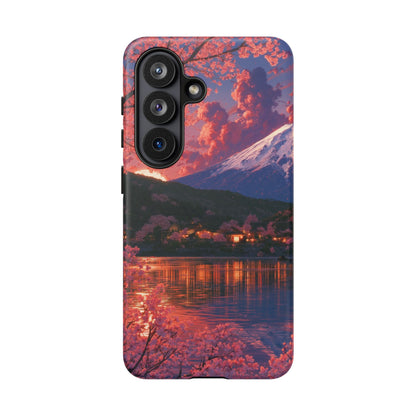Sakura Lakeside Village Samsung Galaxy Tough Phone Case