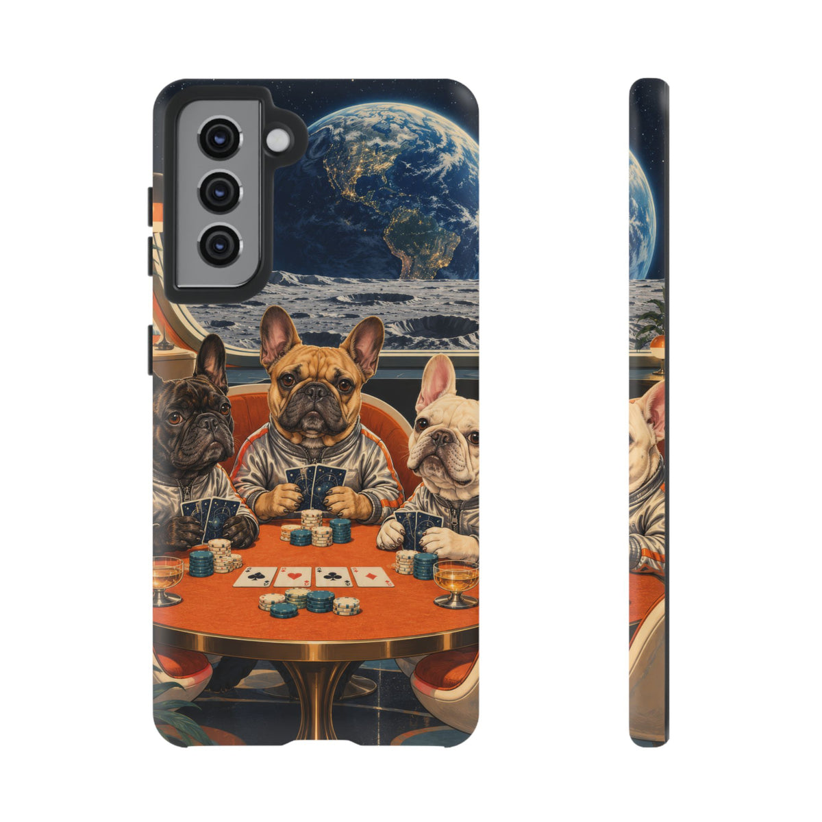 Lunar Card Club Samsung Galaxy Tough Case | french bulldog