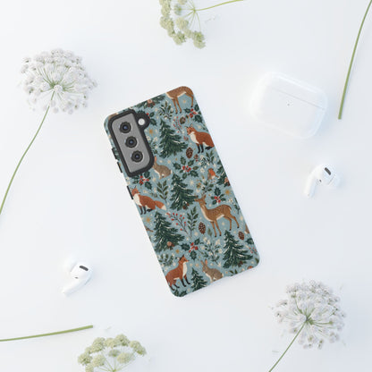 Winter Woodland Gathering Samsung Galaxy Tough Case | woodland christmas