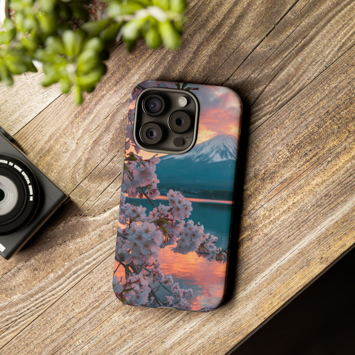 Fuji Petal Reflection iPhone Tough Phone Case