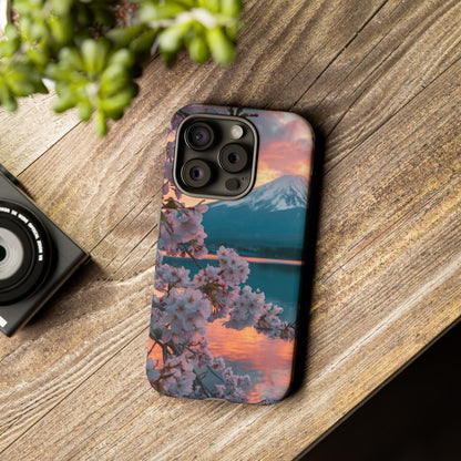 Fuji Petal Reflection iPhone Tough Phone Case