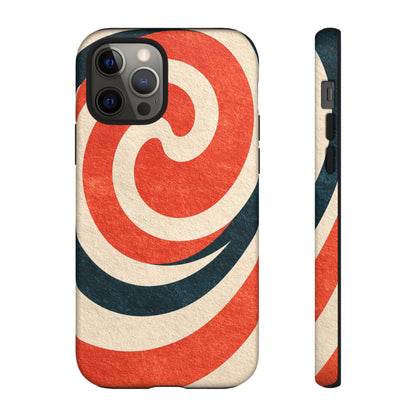 Ember Spiral iPhone Tough Phone Case