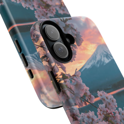 Fuji Petal Reflection iPhone Tough Phone Case
