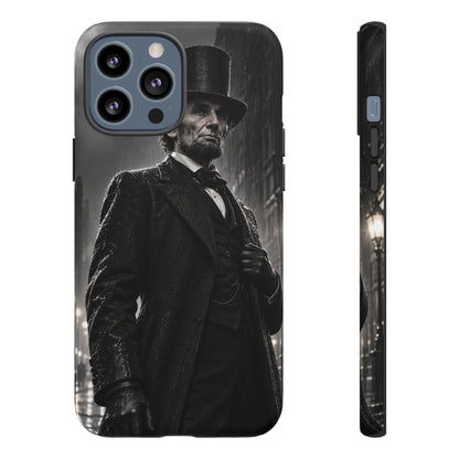 Abe after Midnight iPhone Tough Case | noir lincoln