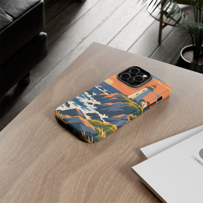 Lighthouse — Atlantic Beacon iPhone Tough Case