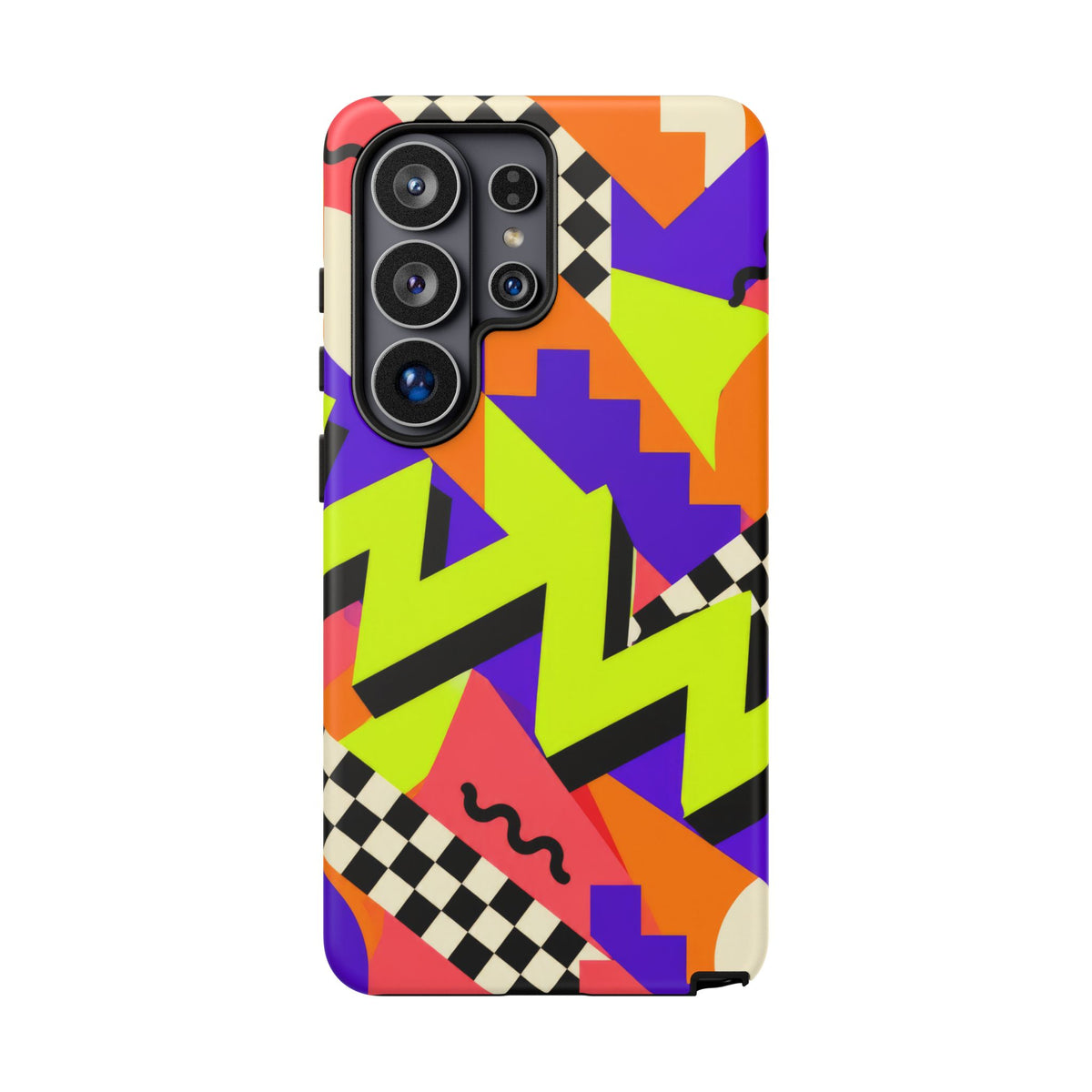Acid Arcade Samsung Galaxy Tough Case | Bright Retro Geometry