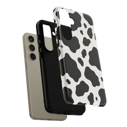 Classic Holstein Samsung Galaxy Tough Case | Black & White Cow Print