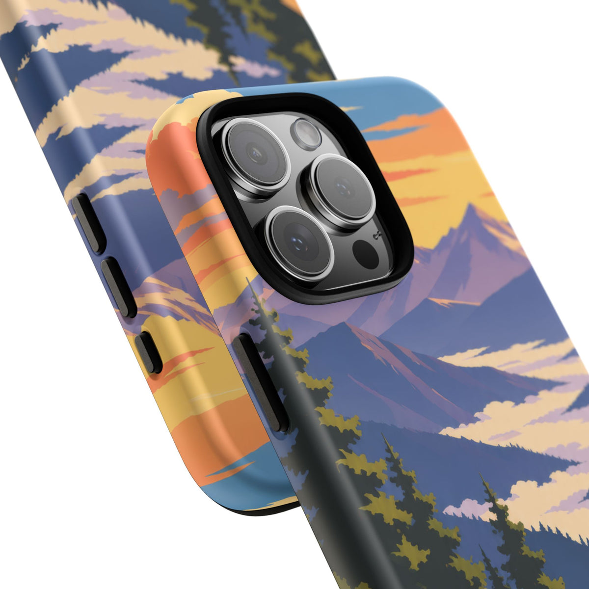 Misty Mountains — Amethyst Pass iPhone Tough Case