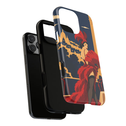 Moulin Rouge Dancer — Velvet Encore iPhone Tough Case | cabaret dancer