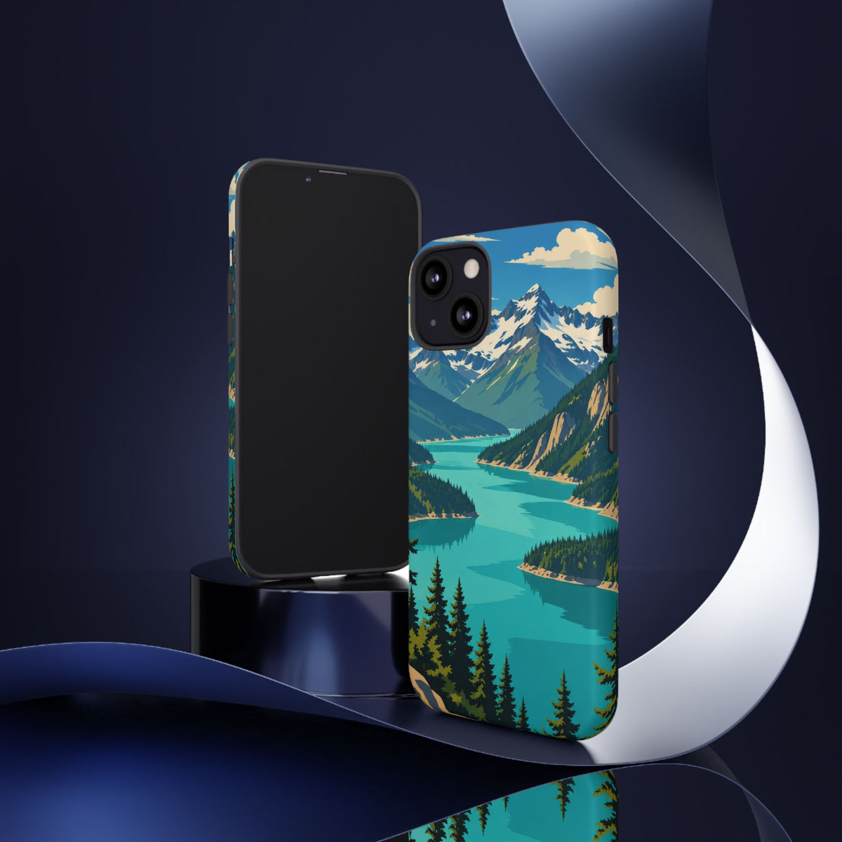 Cascades — Diablo Blue iPhone Tough Case