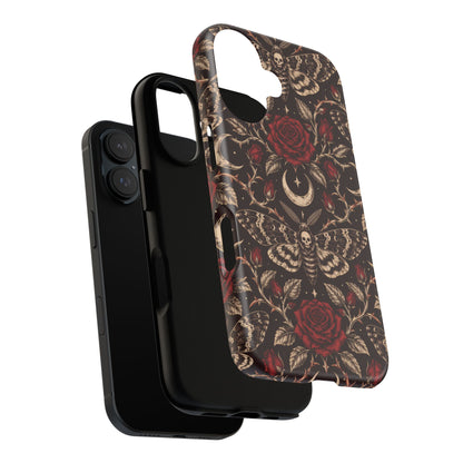 Velvet Moth Masquerade iPhone Tough Case | gothic moth